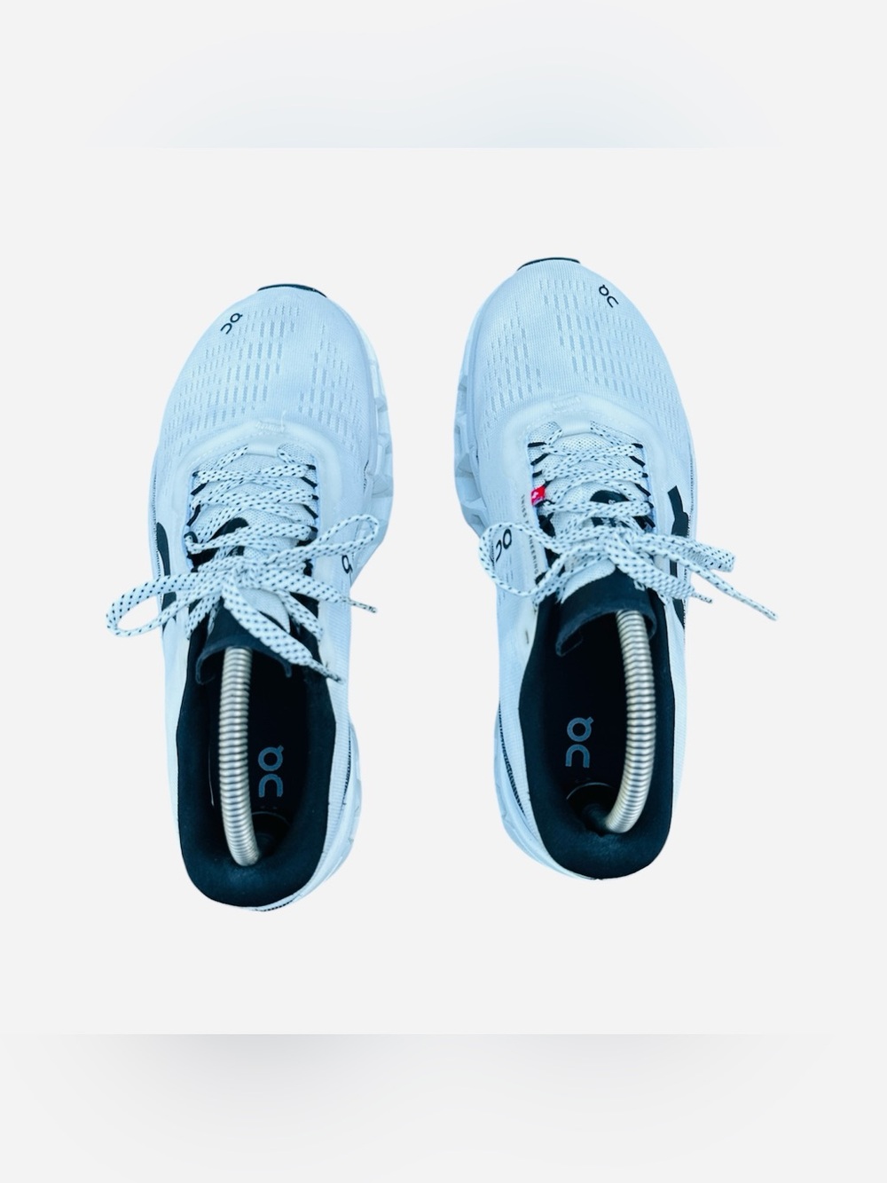 ON Cloud Cloudmonster 2 Running Sneaker Women Size 8.5 White Frost Black - Picture 4 of 9